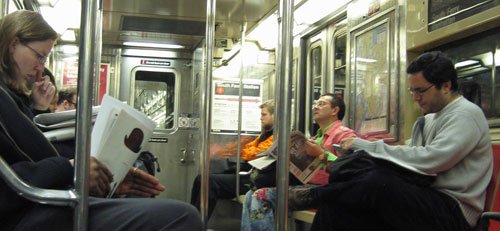 folk på subway'en