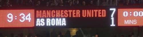 United - Roma 7-1